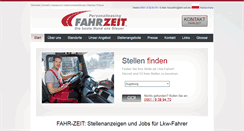 Desktop Screenshot of fahr-zeit.de